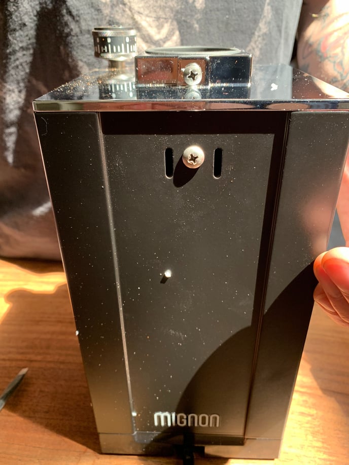 Eureka Mignon Brew Pro Calibrate Grind Settings